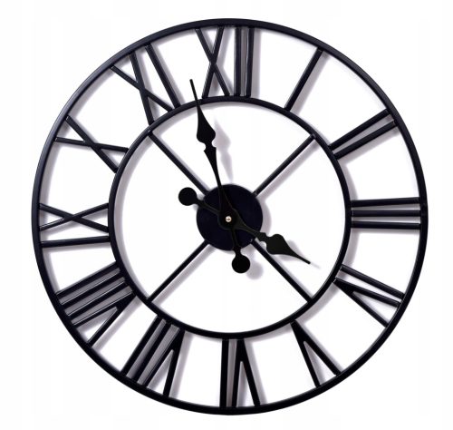  Gockowiak Romain Wanduhr, schwarz, 50 cm