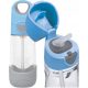  B.Box Tritan-Wasserflasche mit Strohhalm, rosa, 450 ml
