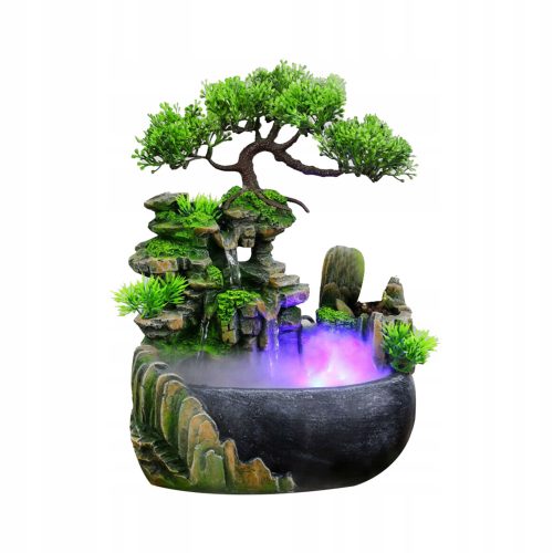 Gartenbrunnen, dekorativ ZIMMERBRUNNEN MIT LED-LICHT