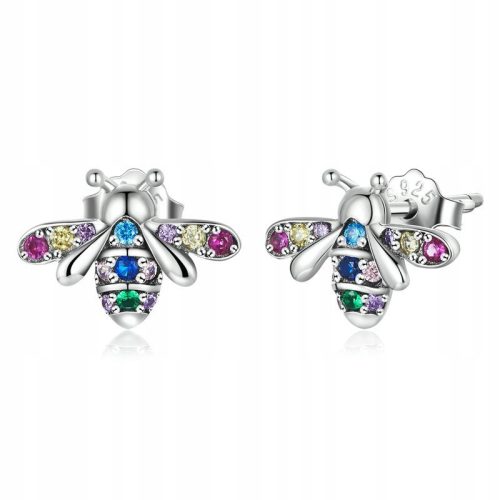  Fraise Bee Ohrringe Silber S925 mit Zirkonen