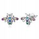  Fraise Bee Ohrringe Silber S925 mit Zirkonen