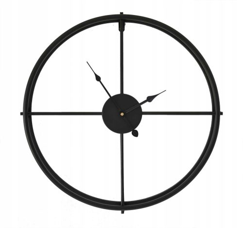 Uhr für zu Hause Handloteka Wanduhr schwarz 50cm