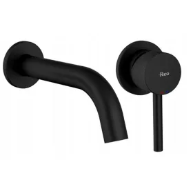 Rea Lungo Unterputz-Waschtischarmatur, schwarz