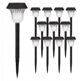  Masterled Solarlampe, schwarz, 33 cm, 12 Stk.