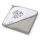  Babyono Kapuzenbezug 100 x 100 cm grau