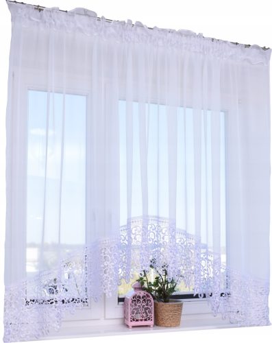  Klassischer Voile-Vorhang 400 cm x 160