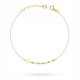  GOLDARMBAND pr. 585 STERNperlen 14k
