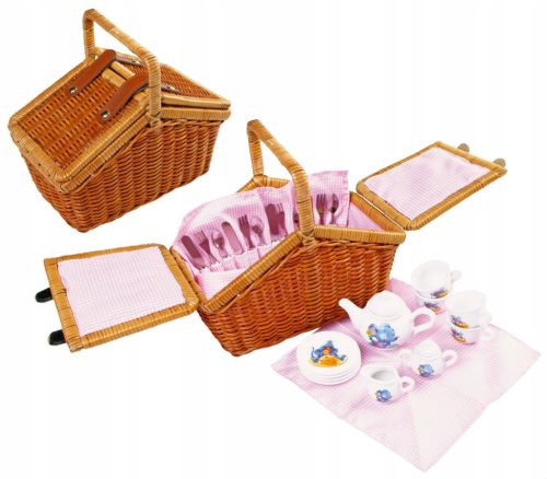  Picknickkorb mit Porzellan Small Foot 5300 30 Stk.
