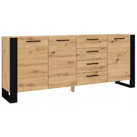    Bim Furniture Nuka Kommode 197 x 45 x 87 cm matte Artisan-Eiche