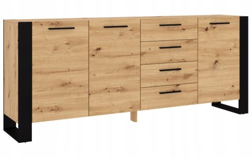  Bim Furniture Nuka Kommode 197 x 45 x 87 cm matte Artisan-Eiche