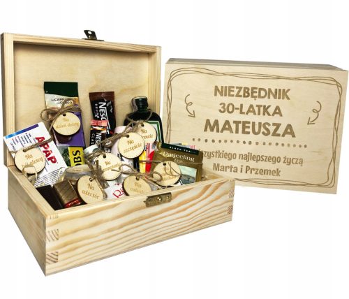  Geburtstags-Essentials Geschenk Notdienst 22x16x8 cm