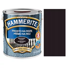 Hammerite Metallfarbe 5093258 Hammerschwarz 2,5 l