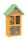  Tin Tours Insektenhaus 18x9x29 cm orange