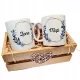  HOCHZEITSGESCHENK-EHEMANN-FRAU-JUBILÄUMS-TASSEN-SET