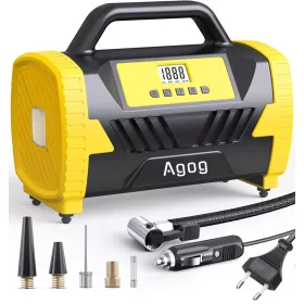   Agog A21 KC7 ölfreier Kompressor, tragbar für Schlauchboot, Ladebuchse 35 l 15 bar