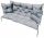  Sitzkissen für Gartenschaukel 150x60x50 +2St