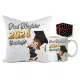  Kissen + Becher als Geschenk für einen Meisterarzt