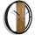  FLEXISTYLE Wanduhr schwarz 50cm