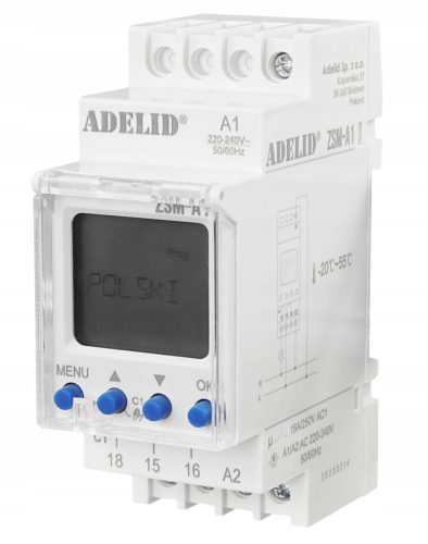 Adelid Zeitschaltuhr 230 V IP20 0 A