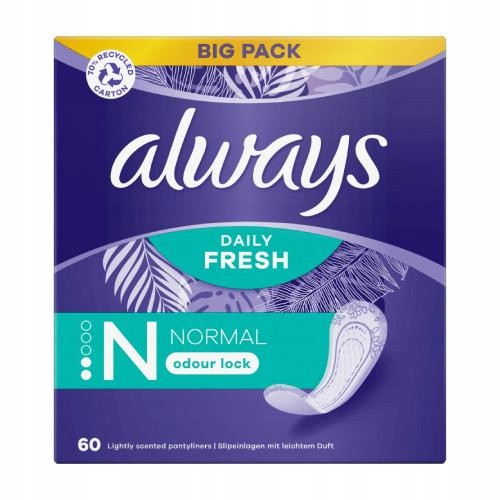  Always Dailies Normal Fresh & Protect Slipeinlagen, 60 Stück