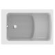 Ideal Standard Connect Air rechteckige Acrylbadewanne, seitlicher Abfluss, 105 x 70 cm