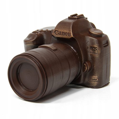 Schokoladenfigur in Kameraform Canon – Ein Genuss für Fotografiebegeisterte