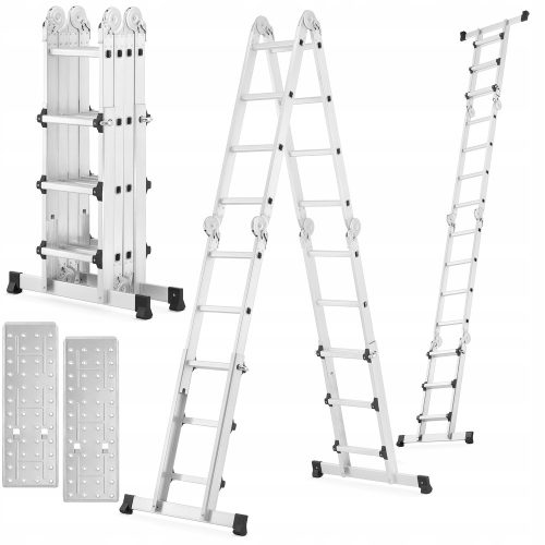 Höhere Leiter 6,3 m Aluminium 1 x 4 bis 150 kg