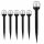  Masterled Solarlampe, schwarz, 33 cm, 6 Stk.