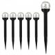  Masterled Solarlampe, schwarz, 33 cm, 6 Stk.