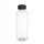 Einweggeschirr PET-Flasche 400 ml quadratisch + Verschluss 140 Stk