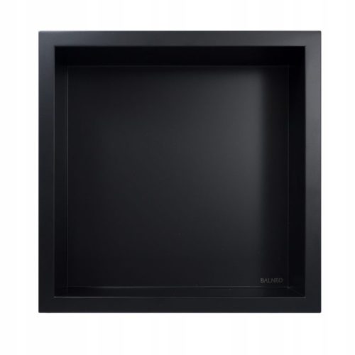 Badezimmerregale Integriertes Wandregal Hydro-era 30x30x7 cm schwarz