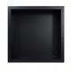 Badezimmerregale Integriertes Wandregal Hydro-era 30x30x7 cm schwarz