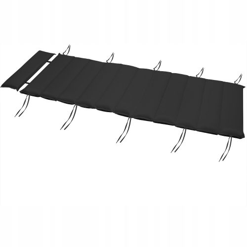  Deuba Akazien Liegestuhlauflage 177x58x7cm Anthrazit