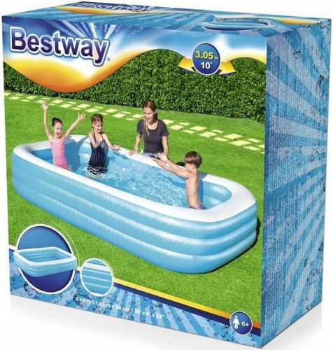 Bestway rechteckiger aufblasbarer Pool 305 x 183 cm