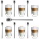 Gläser und Tassen Vialli Design Latte-Gläser 350 ml 6 Stk.