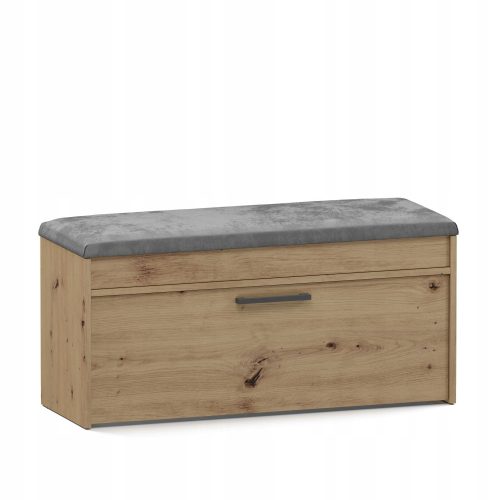  TopEshop Schuhschrank mit Sitz 100 x 49 x 35 cm Artisan-Eiche