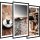 Bilder an der Wand Modernes Bild an der Wand, Baumwollserie, 3-tlg.