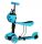  Bobo-San dreirädriger Balance-Scooter, blauer Marienkäfer