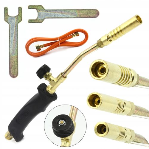Gaslötbrenner, 3 Spitzen, 13-17 mm, 3 m