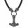  NORDIC WOLVES THOR'S HAMMER-HALSKETTE, LEDERARMBAND