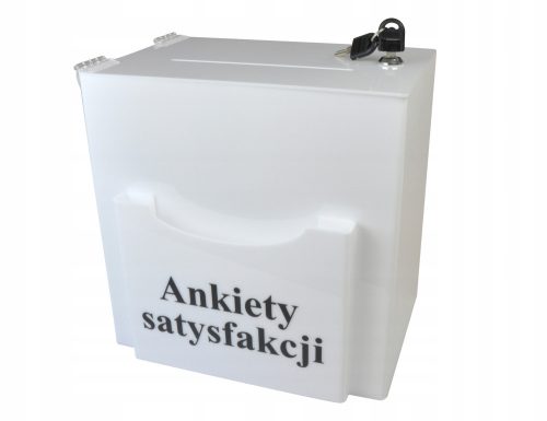 Urne, Spardose, Plexiglasbox mit Umfragefach