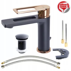  Sotbe LOFT SVART Standwaschtischarmatur, schwarz