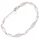  Armband aus 925er Silber mit langen Wellen