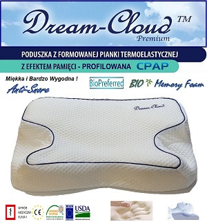 Kissen Dream-Cloud DCCPAP1 orthopädisches Schlafkissen 34 x 54 cm