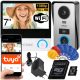 WIFI Full HD 7" RFID-Video-Gegensprechanlage VIRONE VDP-67 + SDHC-Speicherkarte Kingston SDCS2/32GB 32 GB