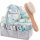  Piambo 7398 Kinderwagen-Organizer-Tasche + Piambo-Bürste, Beige und Braun