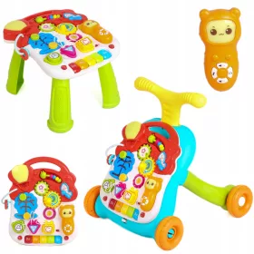    INTERAKTIVER WANDERER, PÄDAGOGISCHER SCHIEBER, 6-in-1-TISCH