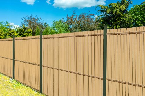 Abdeckung für Zaunelemente 153 x 250 Stroh