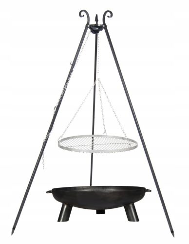  Gartengrill, hängender Dreibeinkamin, 70 cm