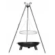  Gartengrill, hängender Dreibeinkamin, 70 cm